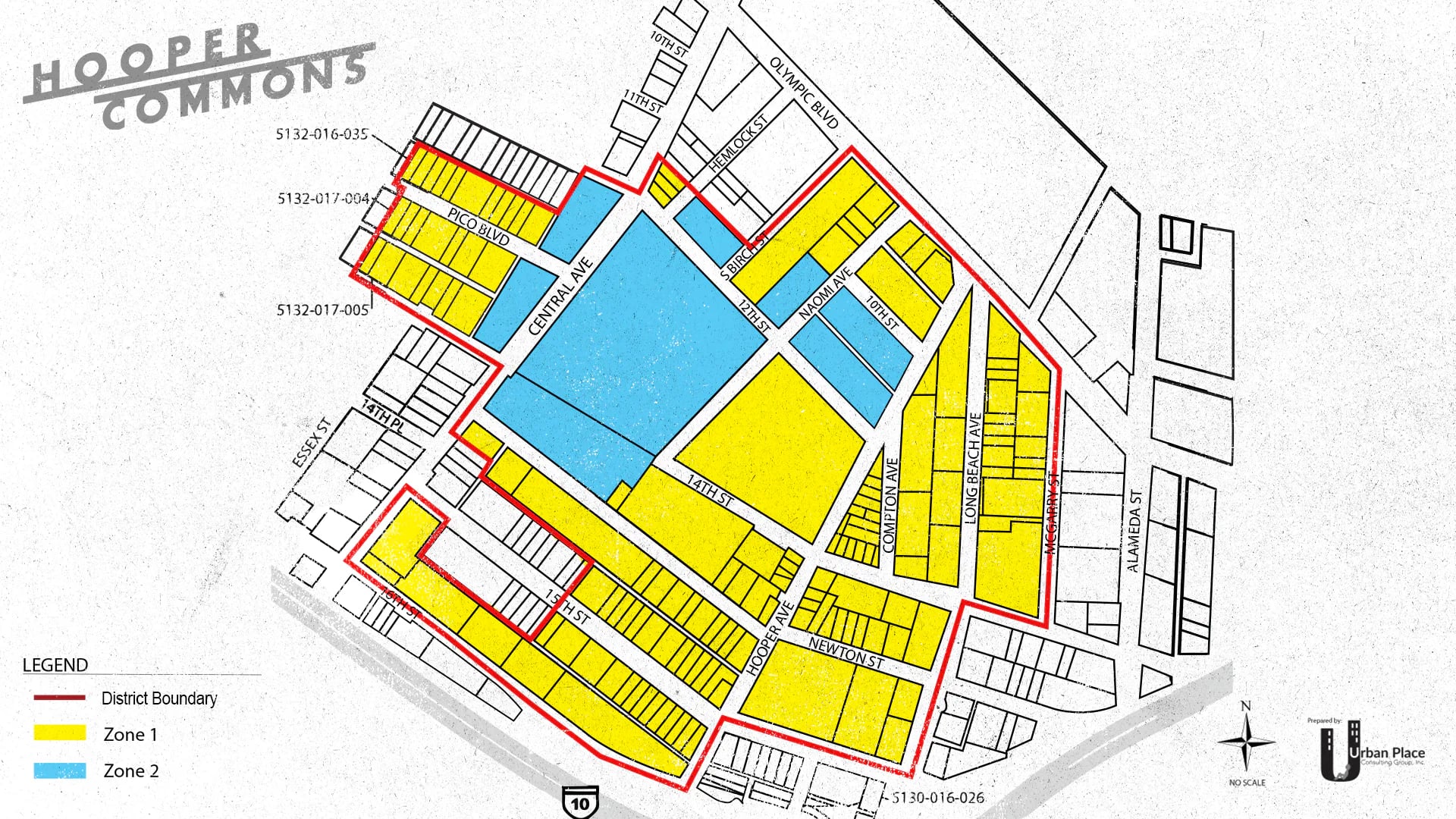 Hooper Commons Business Improvement District Map